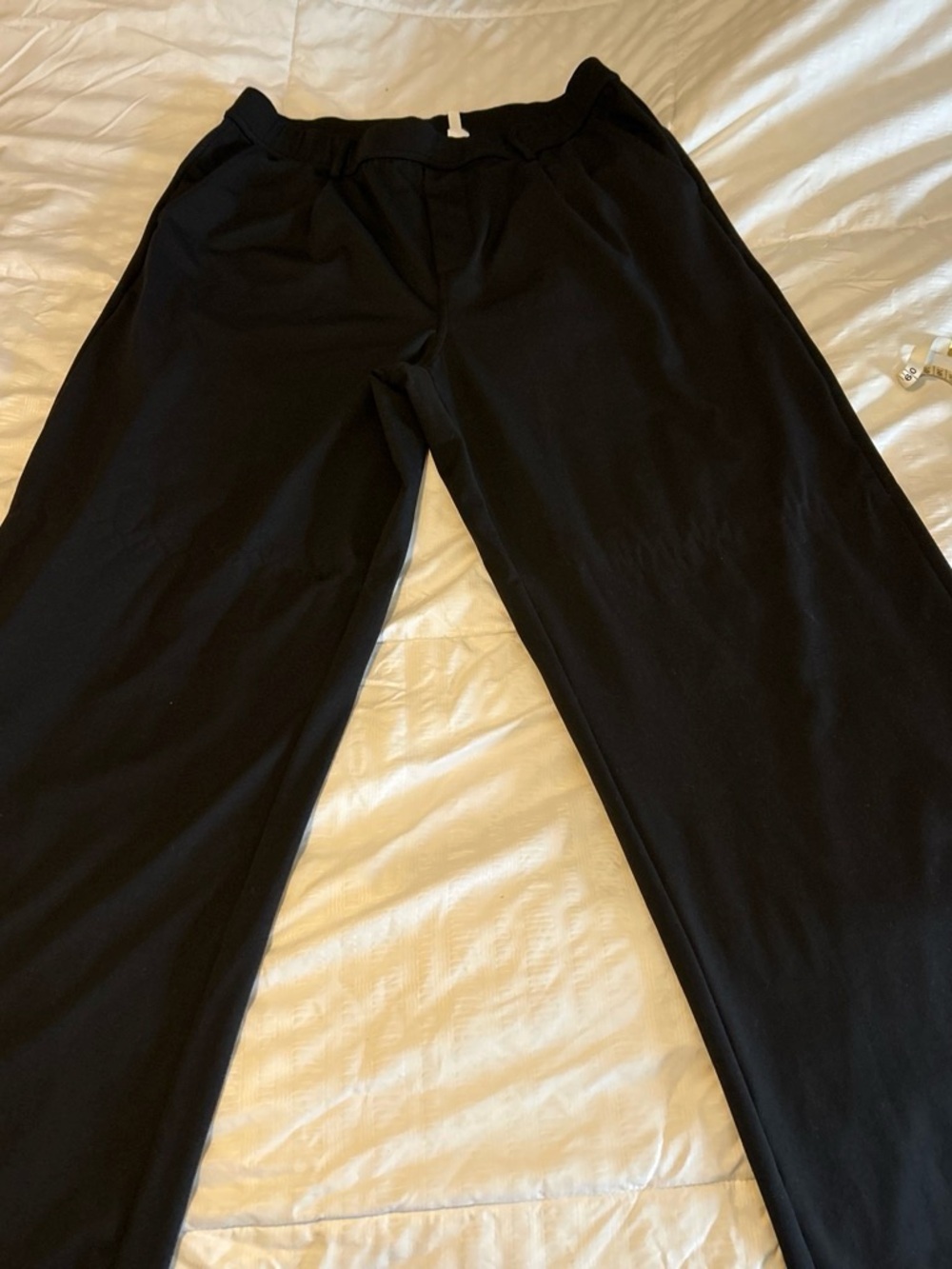 Womens Black Relaxed Fit Pants